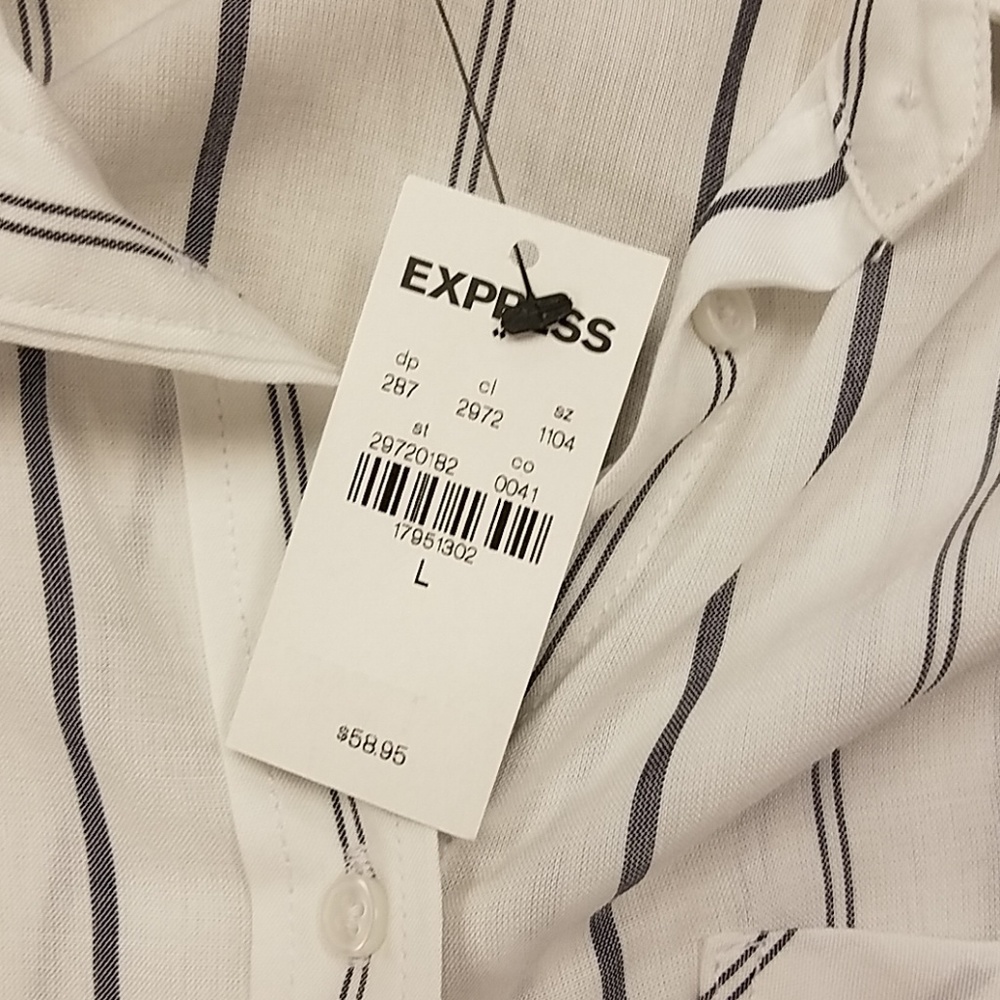 Express long button down shirt - Picture 3 of 6